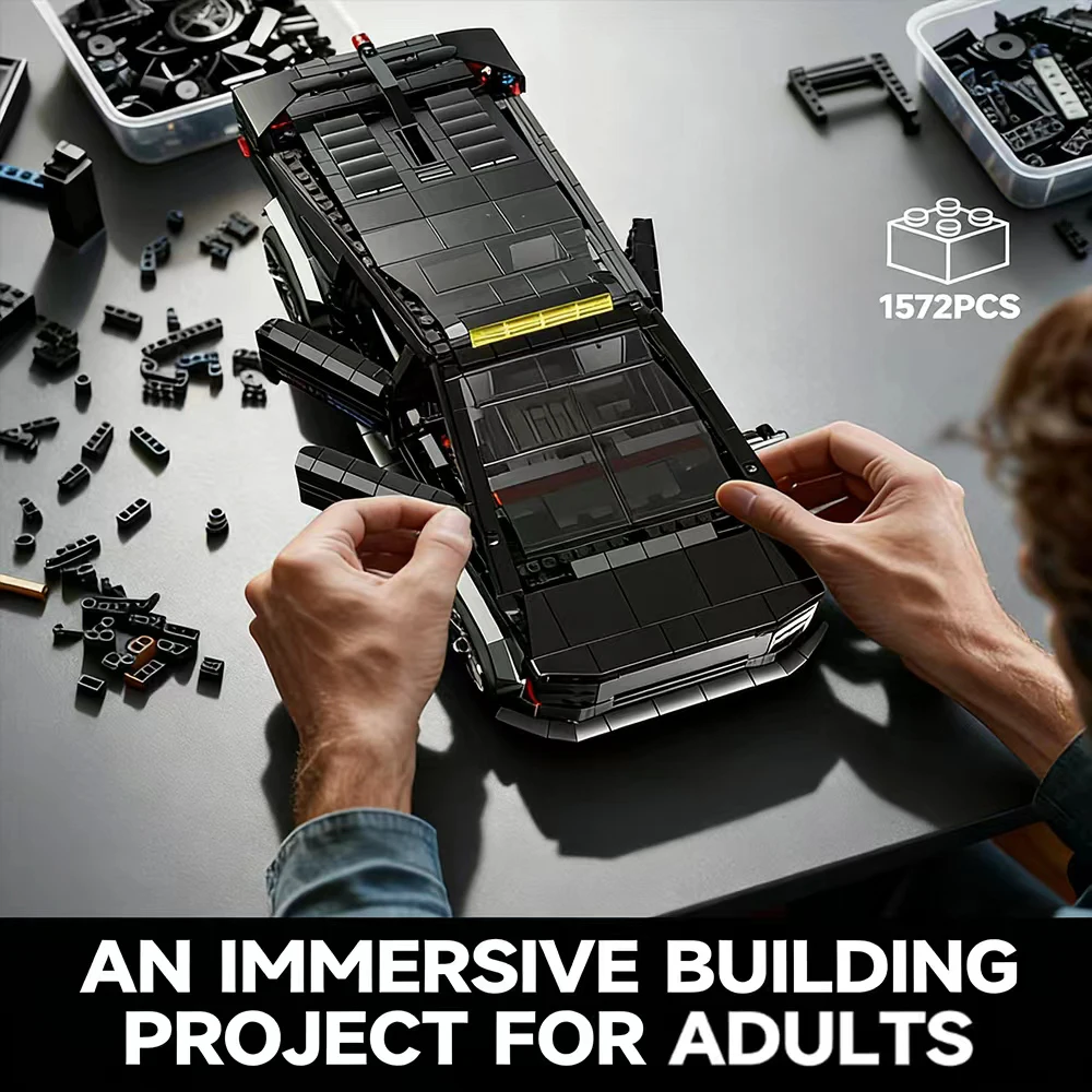 

Hot 1572 PCS RC Race Car Building Set Bricks with Powerful Motor 2.4G Remote Control Collectible Model Perfect Kids Adults Gift