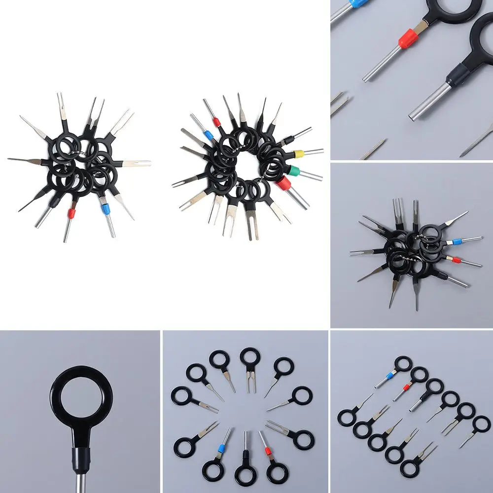 Repair Accessories Car Wire Crimp Connector Removal Tools Stainless Steel Wire Terminal Pin Extractor Kit