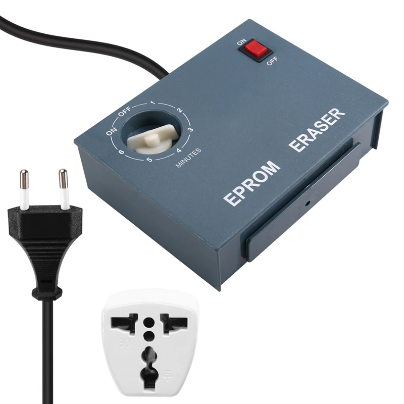 UV Eprom Eraser Erase แสงอัลตราไวโอเลต Timer Semiconductor เวเฟอร์ (IC) ลบรังสี EPROM ชิปข้อมูลเครื่องมือ US Plug
