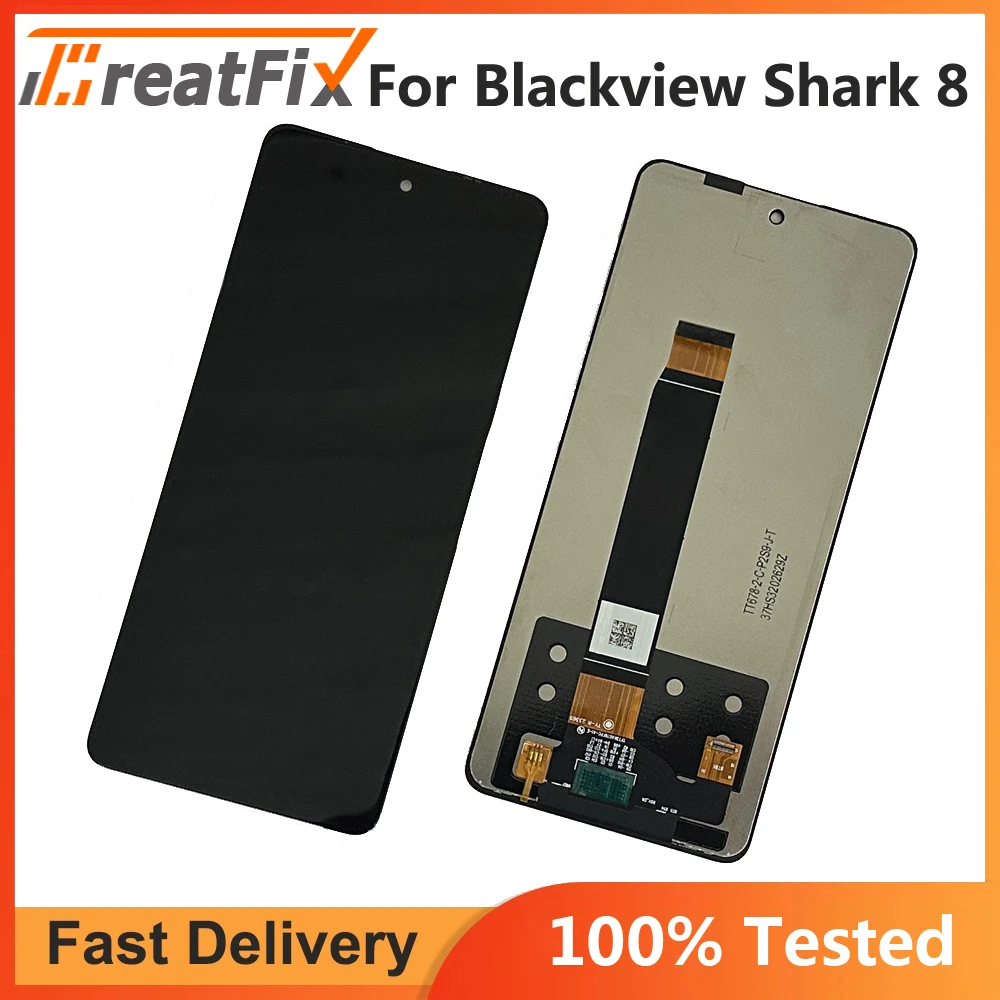 

6.78''Original Tested For Blackview Shark 8 LCD Display Touch Screen Digitizer Assembly Repair For Blackview SHARK8 Lcd Sensor