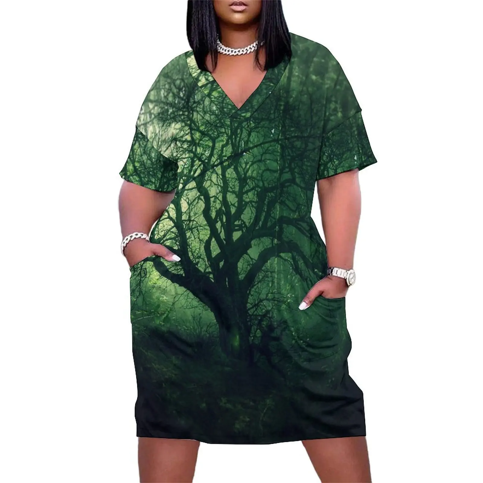 

The Fairy Portal Loose Pocket Dress women dress birthday dress for women prom 2025