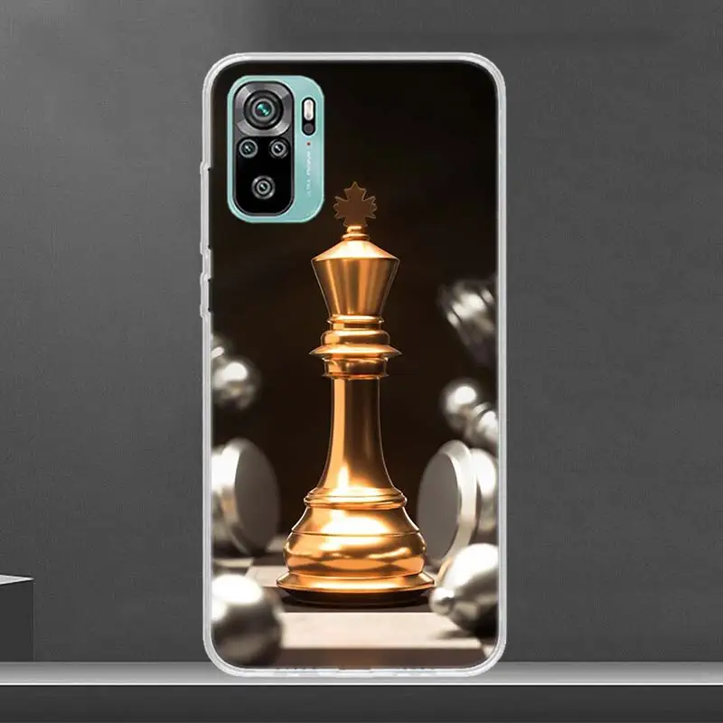 Competitive Chess Game Soft Phone Case for Xiaomi Redmi Note 13 12S 12 11S 11 11T 11E 10S 10 Pro Plus 9S 9 8T 8 Cover Coque Shel