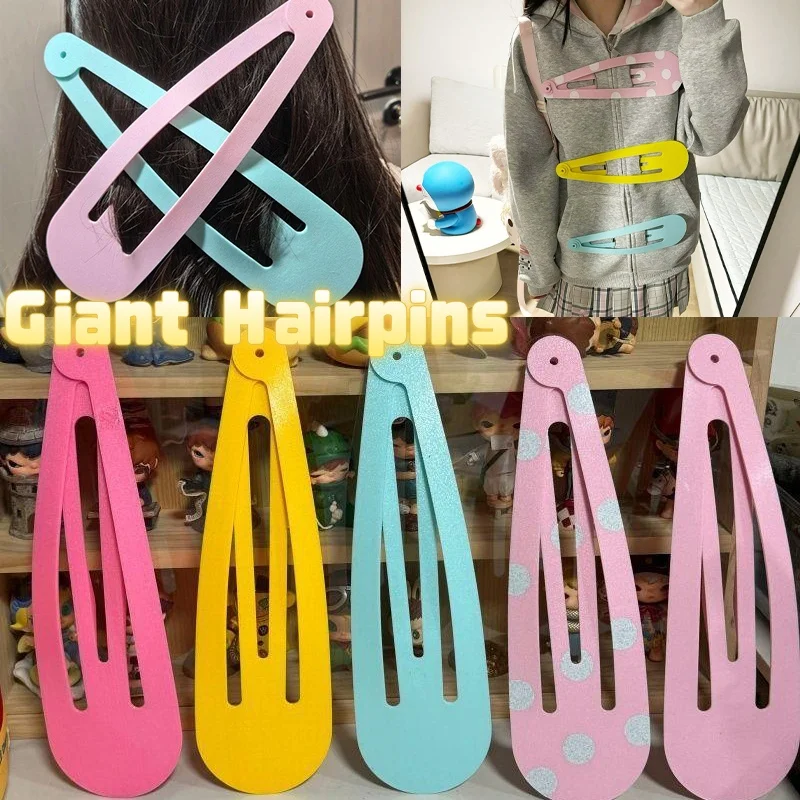 Pinzas de Pelo Gigantes Creativas de 28 cm, Accesorios de Fotografía Populares Coreanos, Pinza Extra Grande Kawaii, Accesorios Divertidos para Bromas, Regalos
