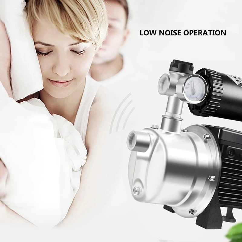 stainless steel cold and hot water booster pump booster pump household automatic self-priming pump tap water solar pipeline