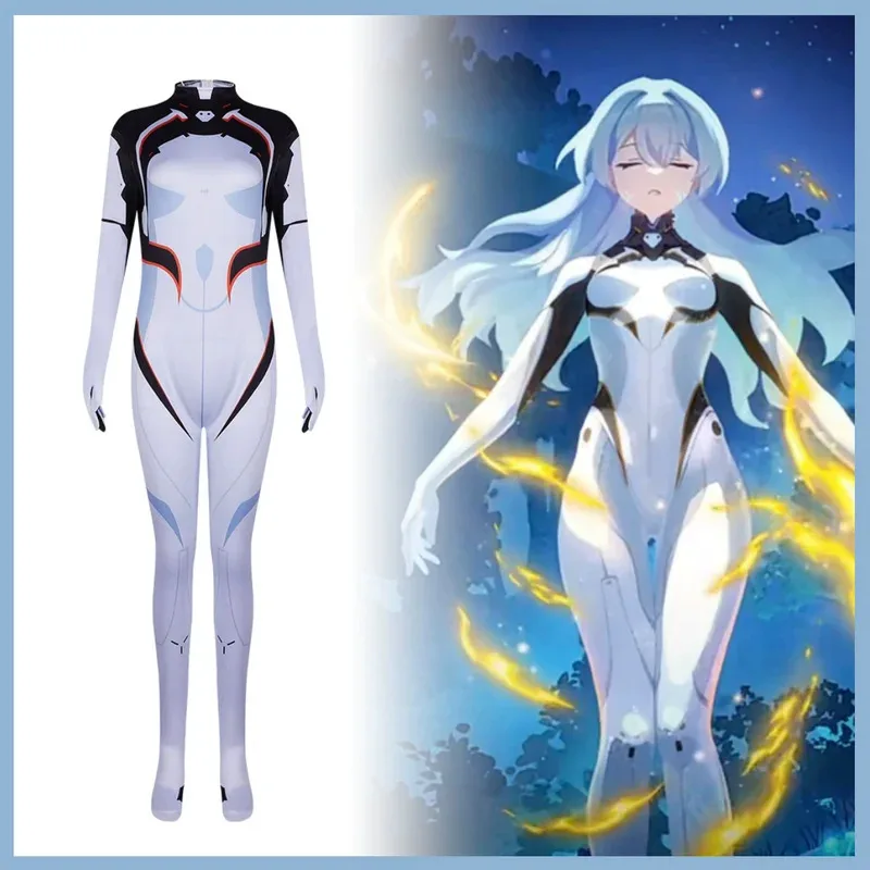 

Anime Game Honkai：Star Rail Firefly Cosplay Costume Stellaron Hunters Tight Fitting Jumpsuits Woman Sexy Carnival Halloween Sets