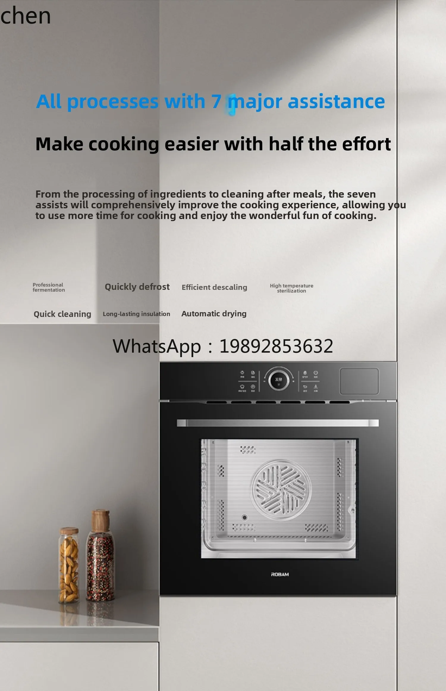 Macchina elettrica per cottura a vapore, cottura e friggere KX, forno elettrico per cottura a vapore incorporato domestico di grande capacità, lo stesso CQ9662D