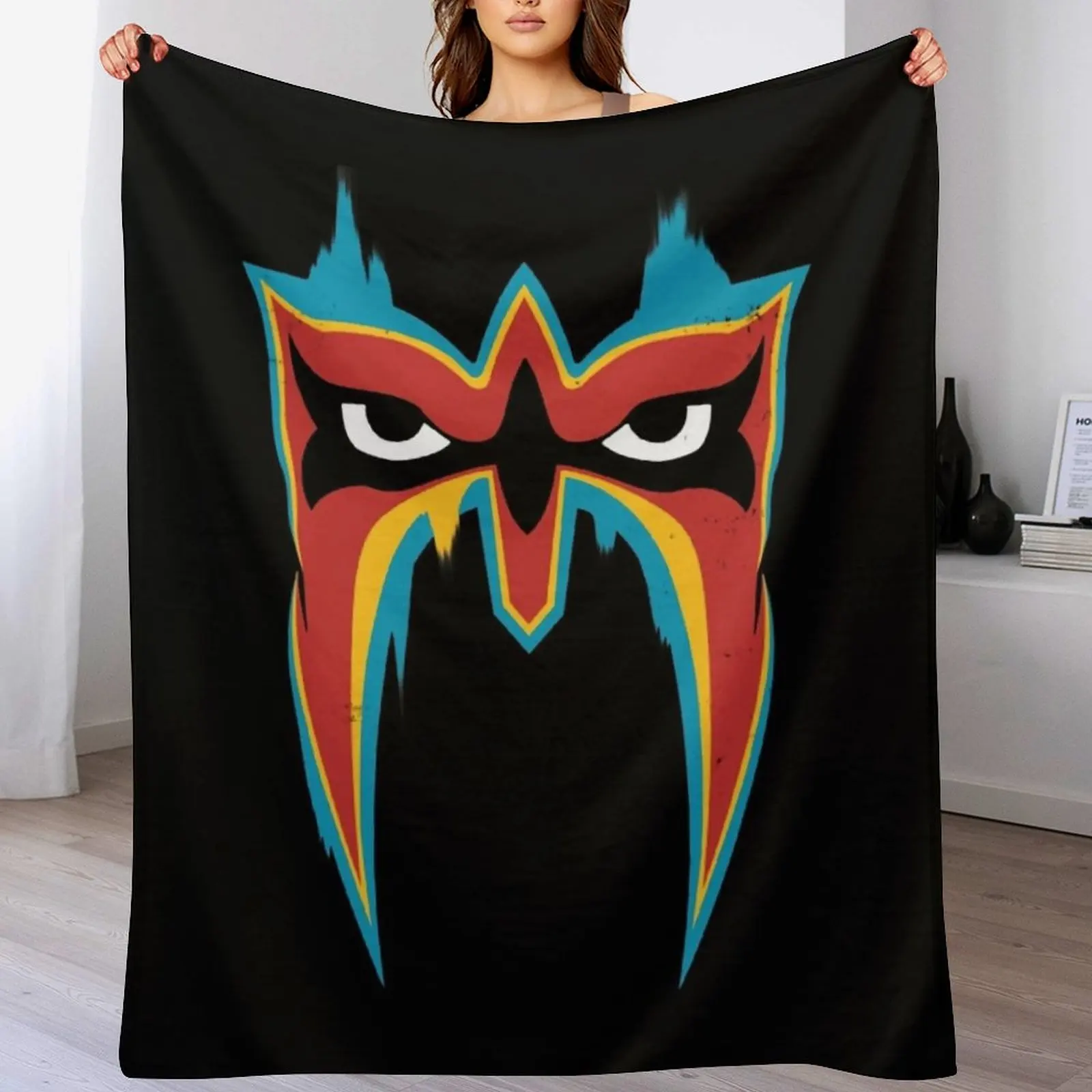

Ultimate Warrior Throw Blanket Warm Comfortable Blanket Gift for Parents Friends