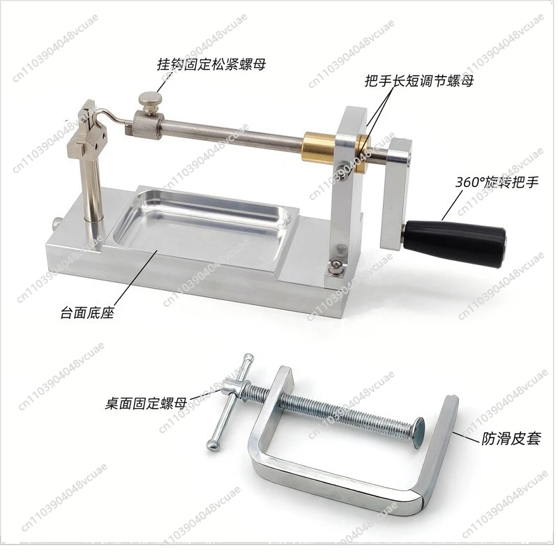 For Fishing Tackle Steel Wire Bending Loop Runner Winding Damper Fly Making Table Micro-object Flying Spin Luya Sequin Fake Bait
