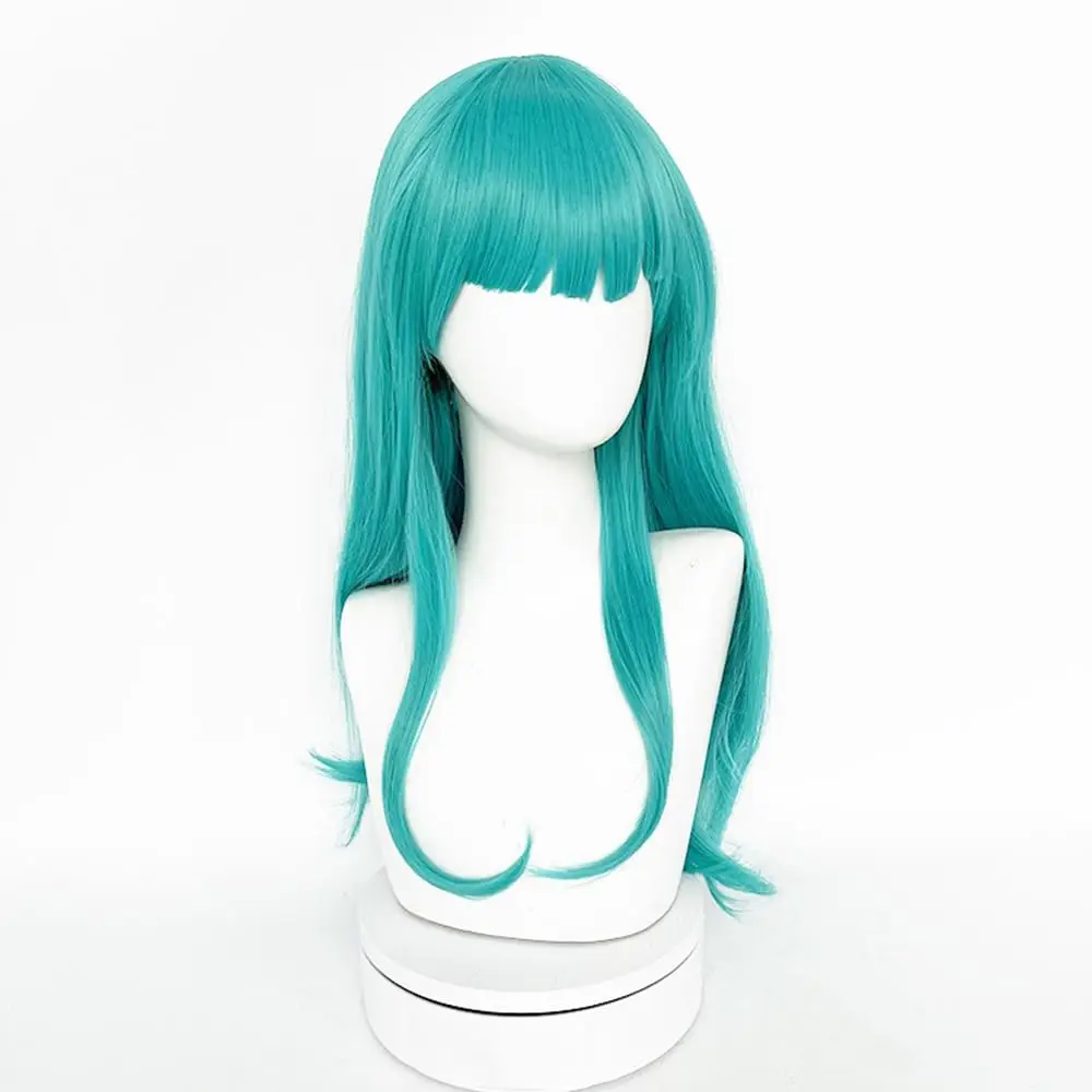 

Women's Long Straight Royal Blue Cosplay Bulma Wig Halloween Cosplay Wigs High Temperature Fiber Synthetic Hair