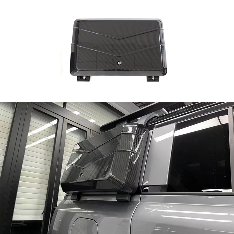 

Carbon Fiber Side-mounted Gear Carrier Storage Box Side Tool Box For New Defender 2020+