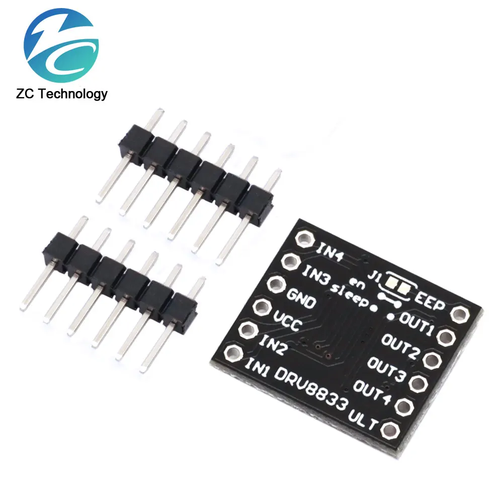 DRV8833 2 Channel DC Motor Driver Module Board 1.5A 3V-10V H-Bridge