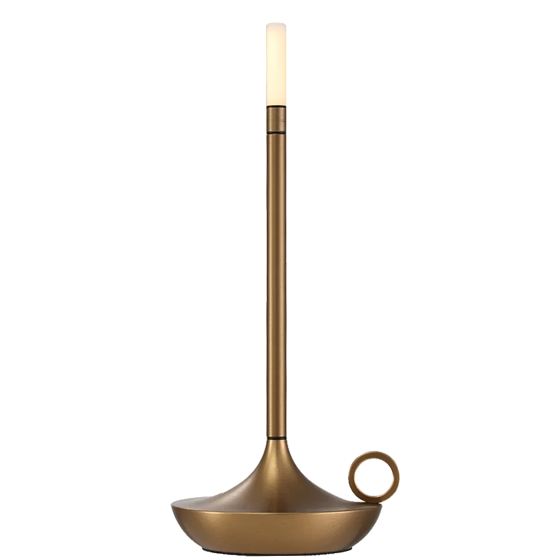 Modern wick Table Lamp Cordless Touch Button Rechargeable Desk Lamp Table Lamp for Bedroom Living Room Restaurant