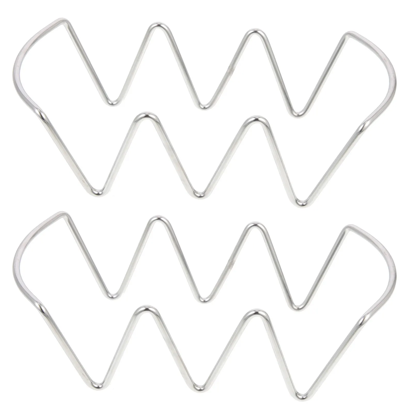 

2Pcs Stainless Steel Taco Holder Stand Wave Shape Pancake Rack for Easy Storage and Elegant Display Taco Rack