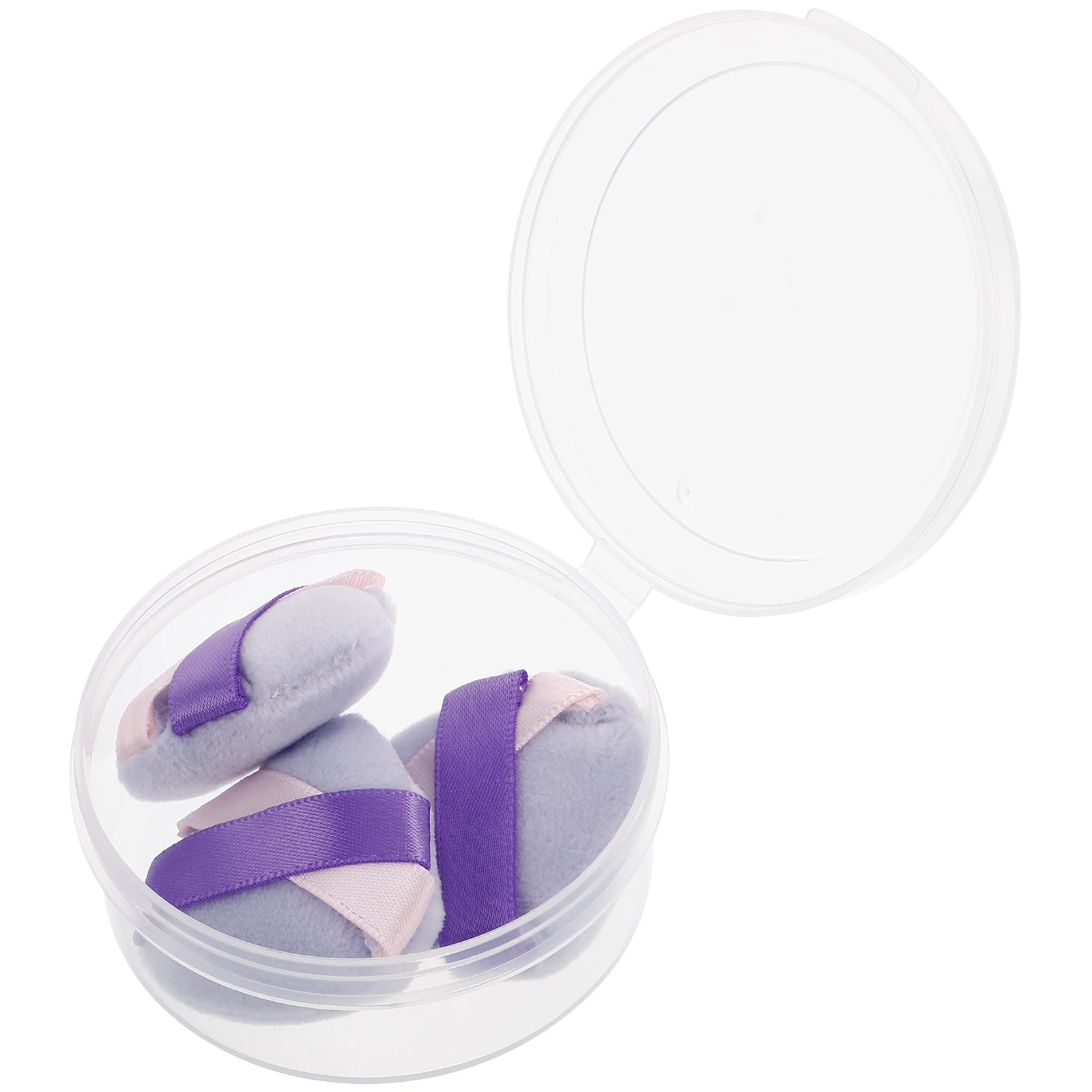 

3Pcs Mini Makeup Sponges Soft Triangle Powder Compact Puff for Loose Setting Powder Face Makeup Tools