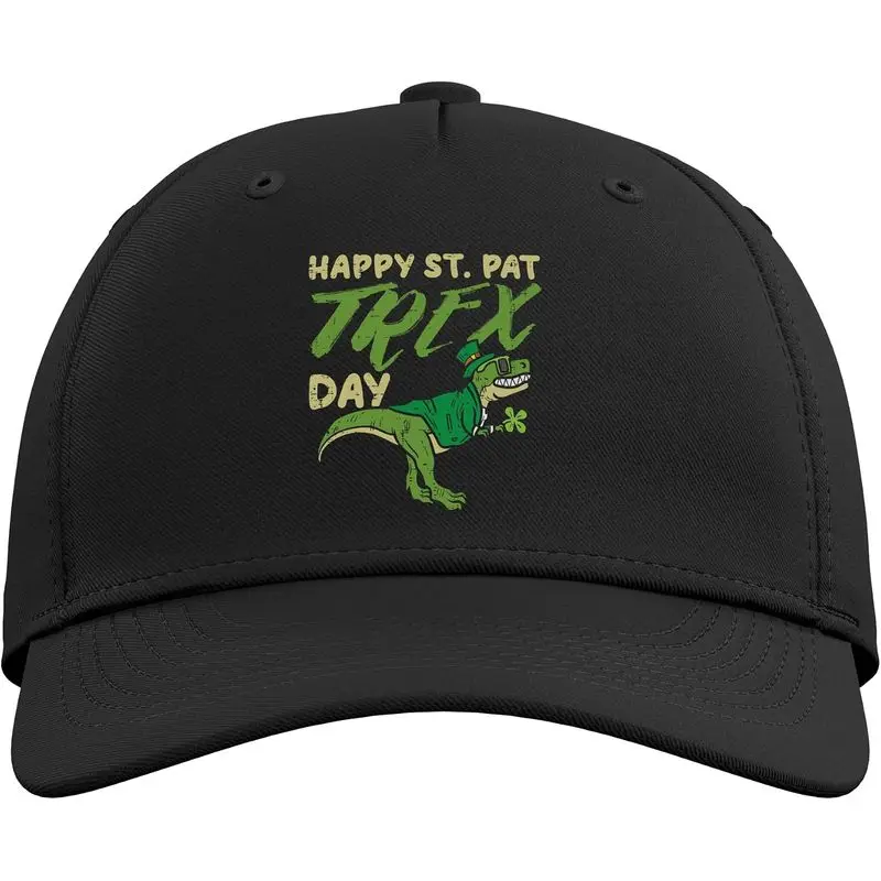 Happy St Pat Trex Day Dinosaur St Patricks Day Dino Gift Adjustable Baseball Hat