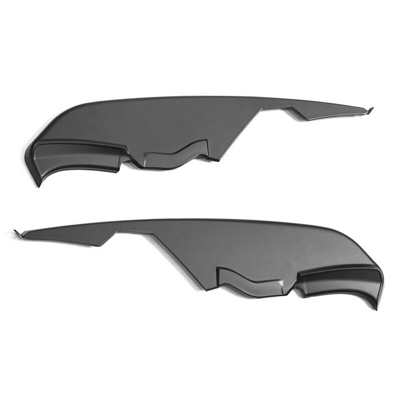 Front Bumper Side Air Intake Vent Trim For Ford Mustang 2015-2017 MD Style Car Fog Lamp Cover Splitter Lip Guard Plate Spoiler