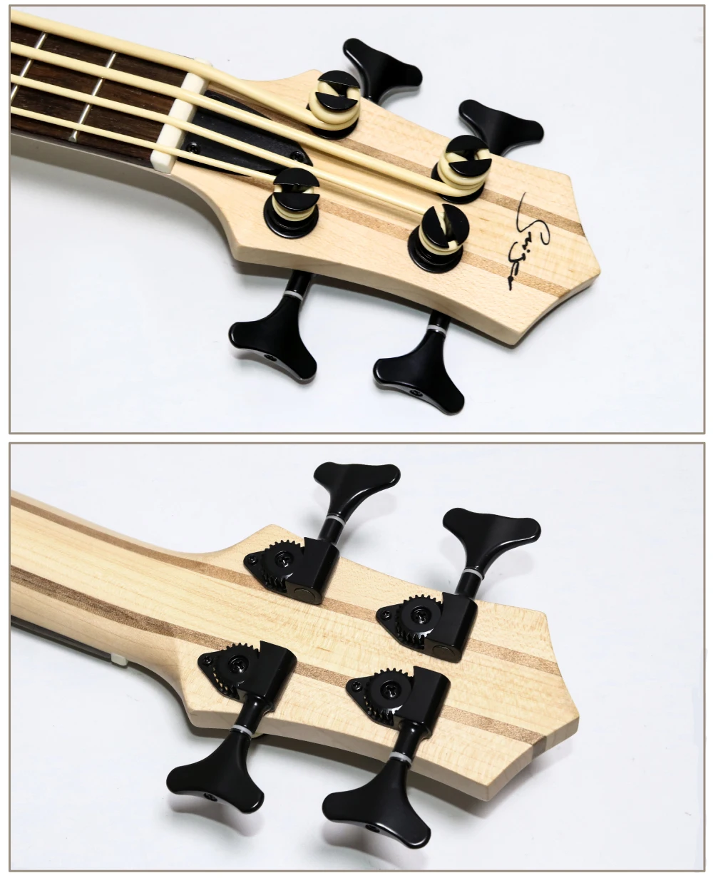 Electric Ukulele Bass Ubass Guitar 30 Inches 4 Strings Mini Bass UKU Electro Guitars Pickup Maple High Quality Ashtree