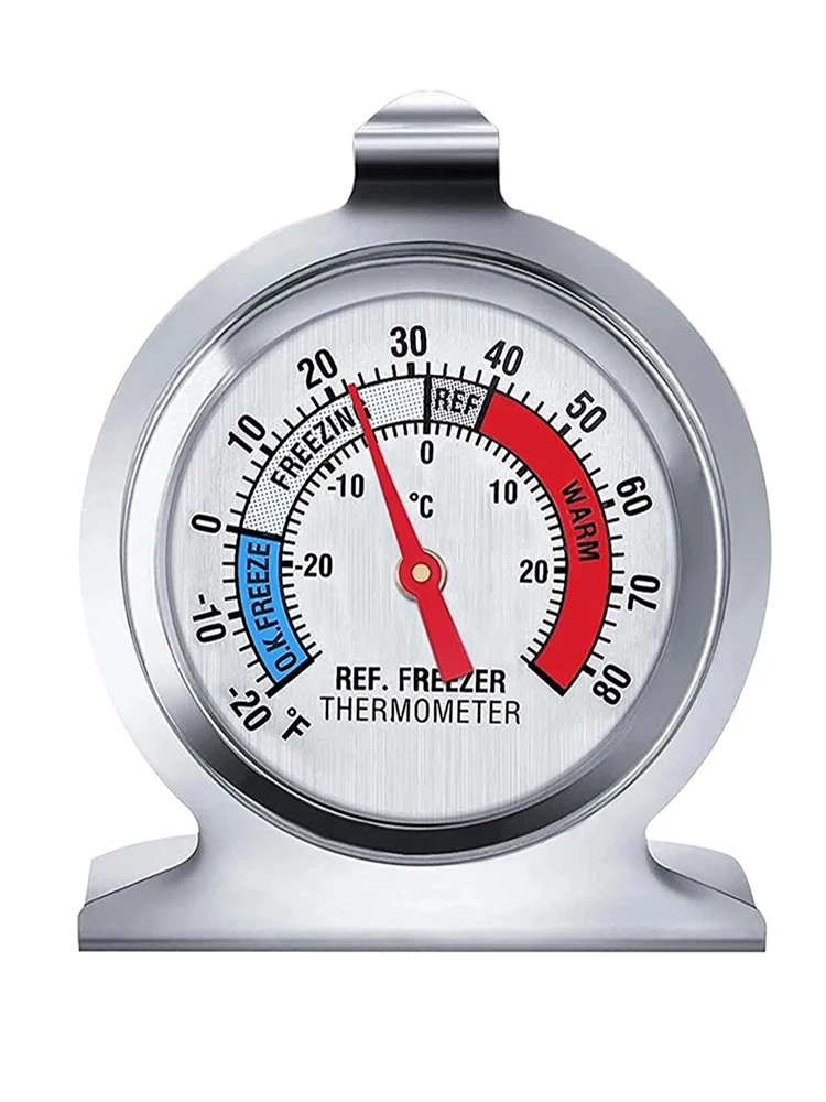 Thermomètre de four de cuisine en acier inoxydable, 2 types, résistance aux hautes températures, large plage, pour barbecue, cuisson de la viande