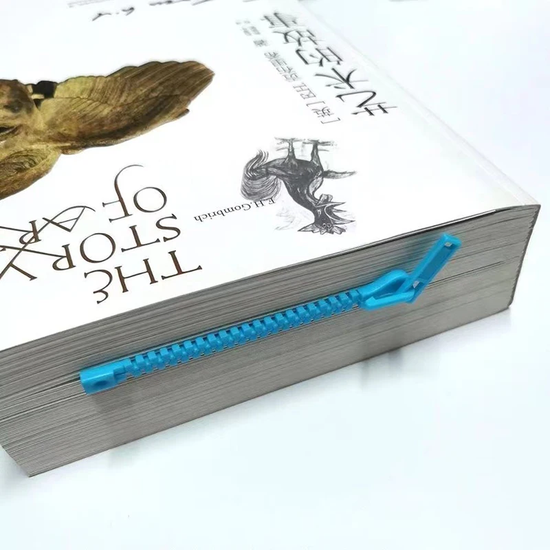 Creative Zipper Bookmark Novelty Student Stationery Reading Notepad Marking Book Binder Divider School Supplies Gift