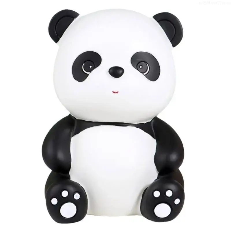 Piggy Banks for Child Saving Decorations Money Kids Panda Shaped Coin R7UB