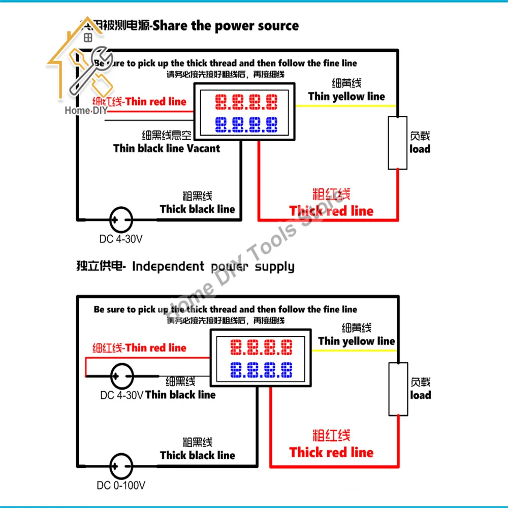 0〜100Vのデジタル電圧計,10A,デュアルLEDディスプレイ,電圧計,電流計,パネル,電圧計,0.28 \