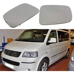 Left Hand Side Heated Wing Door Mirror Glass for VW Transporter T5 2003 2004 2005 2006 2007 2008 2009