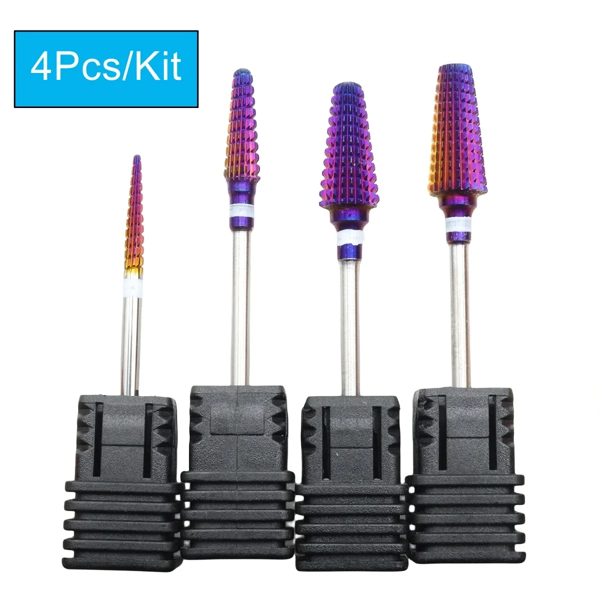 Kit Purple Pro Whole Carbide Nail Drill Bits  Art Electric Drill Machine Files Nail Art Tools cut and polish Nail Tools