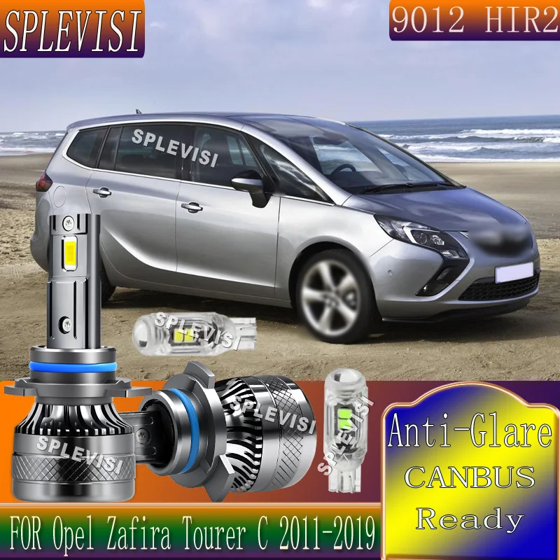 6000k for Enhanced Night Road Safety  CANBUS Ready Headlight LED Bulbs FOR Opel Zafira Tourer C 2011 2012 2013 2014 2015-2019
