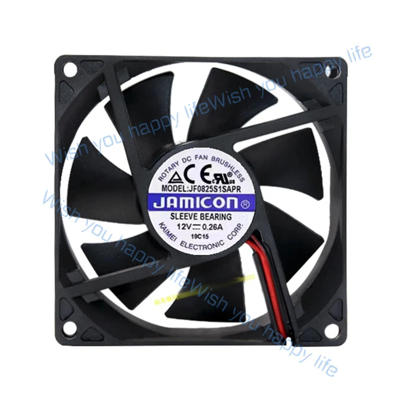 L... FOR JAMICON JF0825S1SAPR 12V 0.26A 8CM 2-Wire Silent Cooling Fan