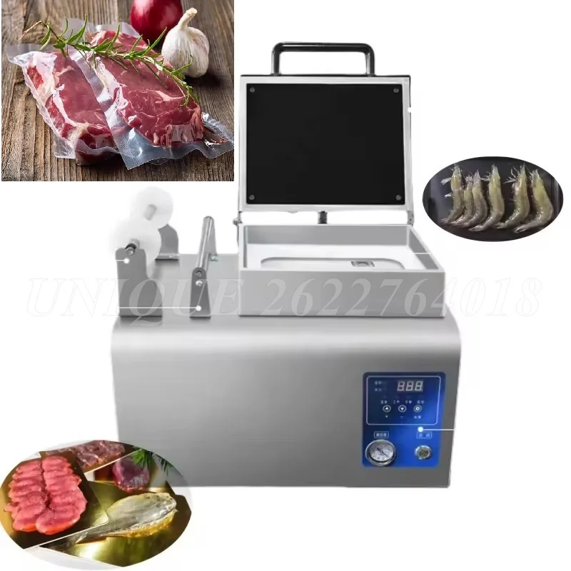 

Factory Direct Sales Vacuum Sealer Machine Kitchen Food Chamber Vacuum Sealing Machine Steak/Shrimp/Seafood Packaging Machine