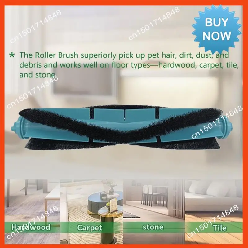 BISM 2 Pcs Main Brush For Cecotec Conga 9590 9990 AI 10090 AI Spin Revolution Ultra Power Home Sweeping Machine Accessories