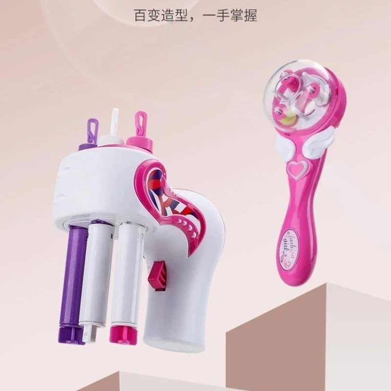 DIY Children's Automatic Hair Weaving Machine Girls' Home Makeup Braiding Machine Makeup Toy Set