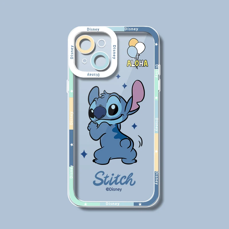 Disney Stitch Clear Case For Huawei P30 Pro P10 Plus P20 P40 Lite P50 Y9 Prime 2019 P30Lite P50Pro Soft Silicone Back Lens Cover