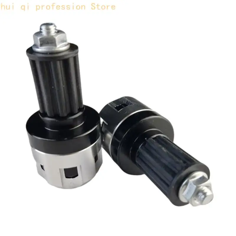 Stoßfeste Motorrad-Lenkerstopper aus hochwertigem Aluminium für Sicherheit und Langlebigkeit. Ersatzkappen-Stecker H8WE – Detail 4