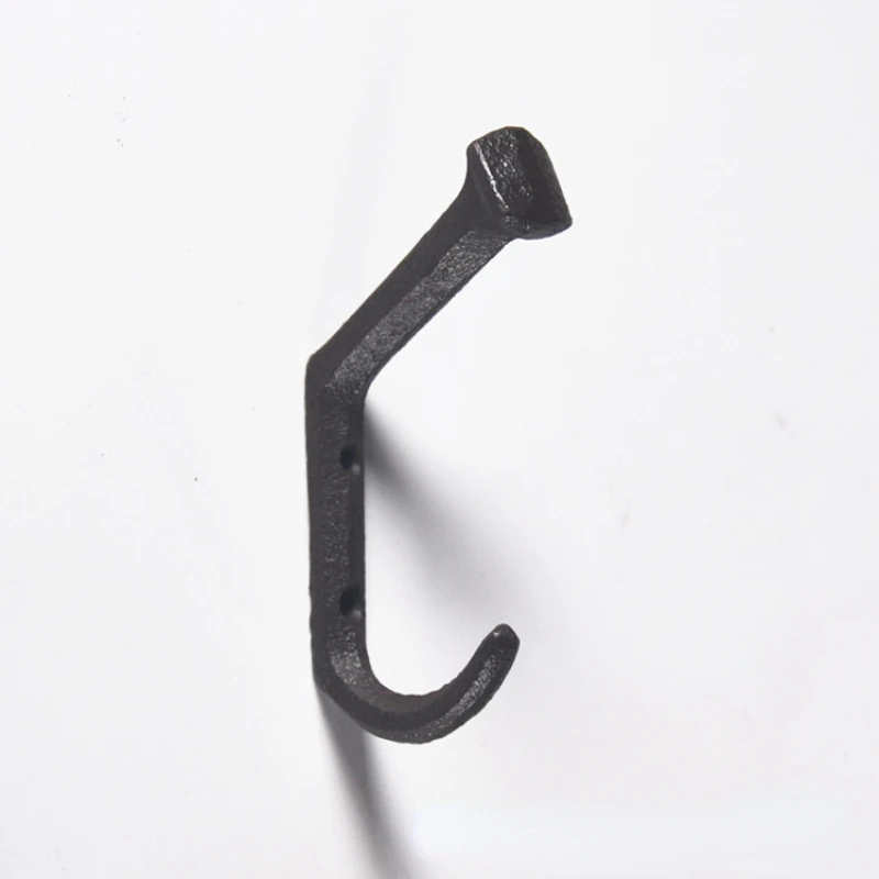 Cast Iron Wrought Iron Door Hook Pastoral European Retro Wall Hanging Coat Hook Creative Classical Hanging Clothes