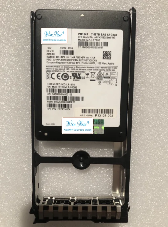 

Для первого 600 7,68 T SAS SSD P13373-001 7,68 T