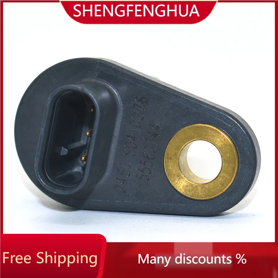 SHENGFENG HUA Free Shipping High quality automotive parts 2 crankshaft position sensor 55562744 KM87674 crankshaft sensor SHENGF