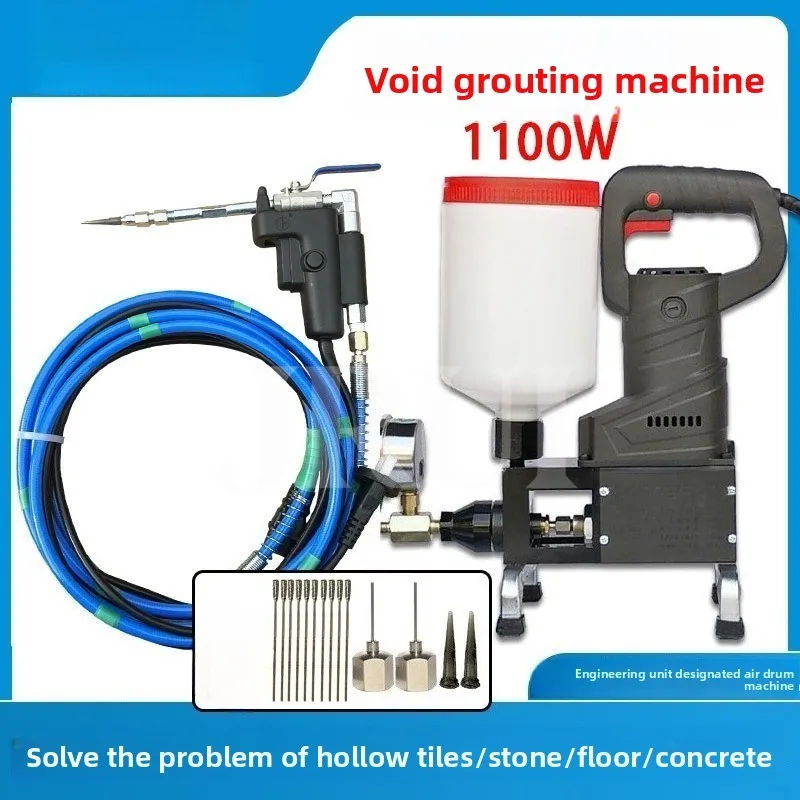 Portable Grout Injector Hollow Repair Device for Tile Stone Floor Gap Filling Door Window Cavity Sealing Glue Applicator