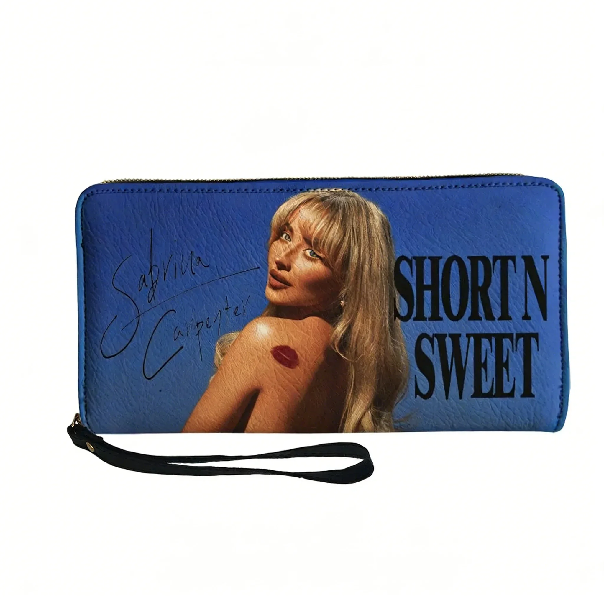 Sabrina Carpenter Singer Actor Custom Wallet Purse Mens Womens Zipper Long Wallets Double Print  Portable Wallet Gift Bag