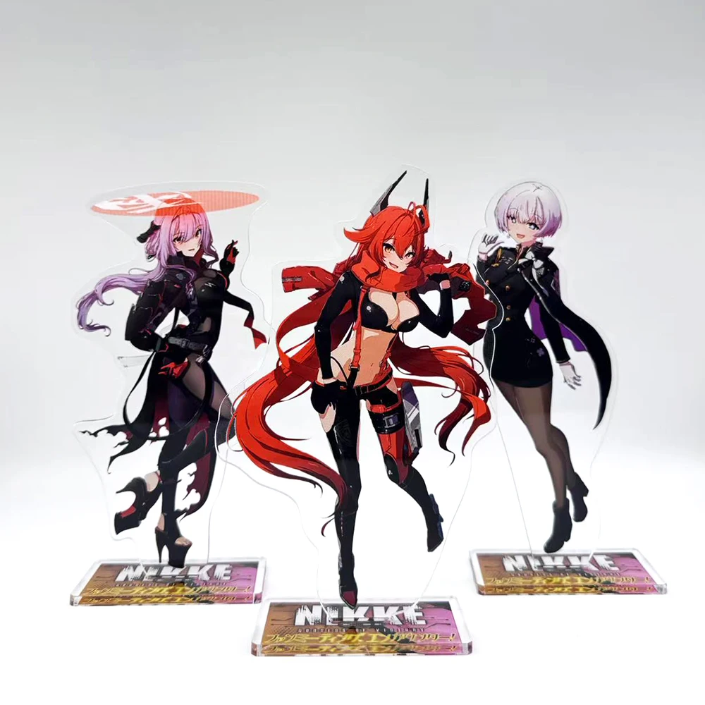 الألعاب الكورية NIKKE آلهة النصر حامل الاكريليك الشكل إيما ميراندا الدائمة نموذج لوحة سطح المكتب تأثيري هدية #2