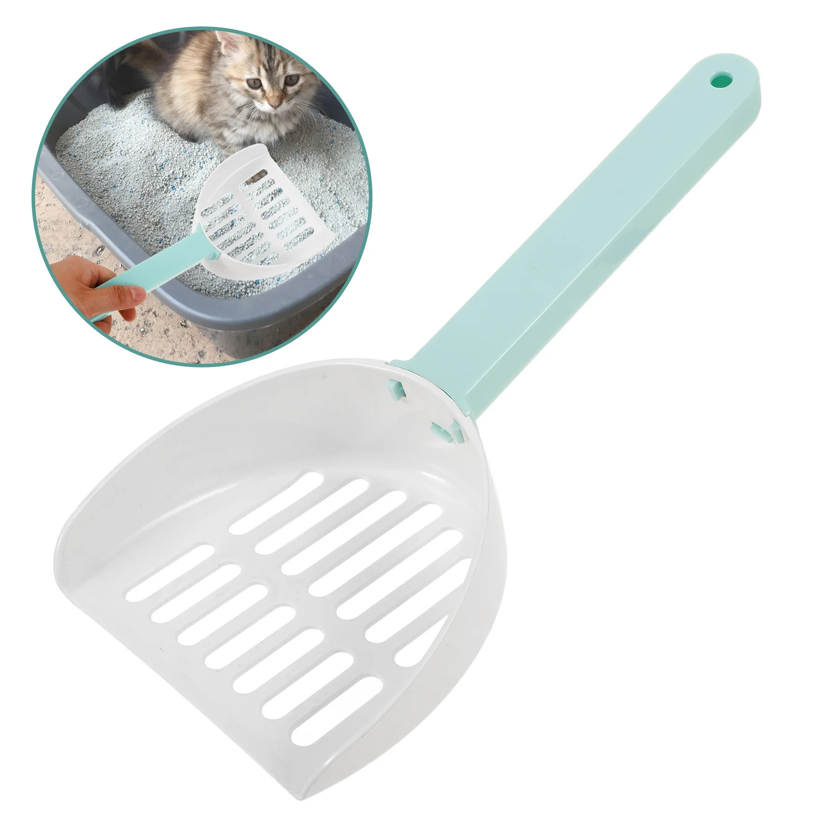 

Cat Litter Household Scoop Holder Sand Scooper Removal Pet Poop Clean Tool Pooper