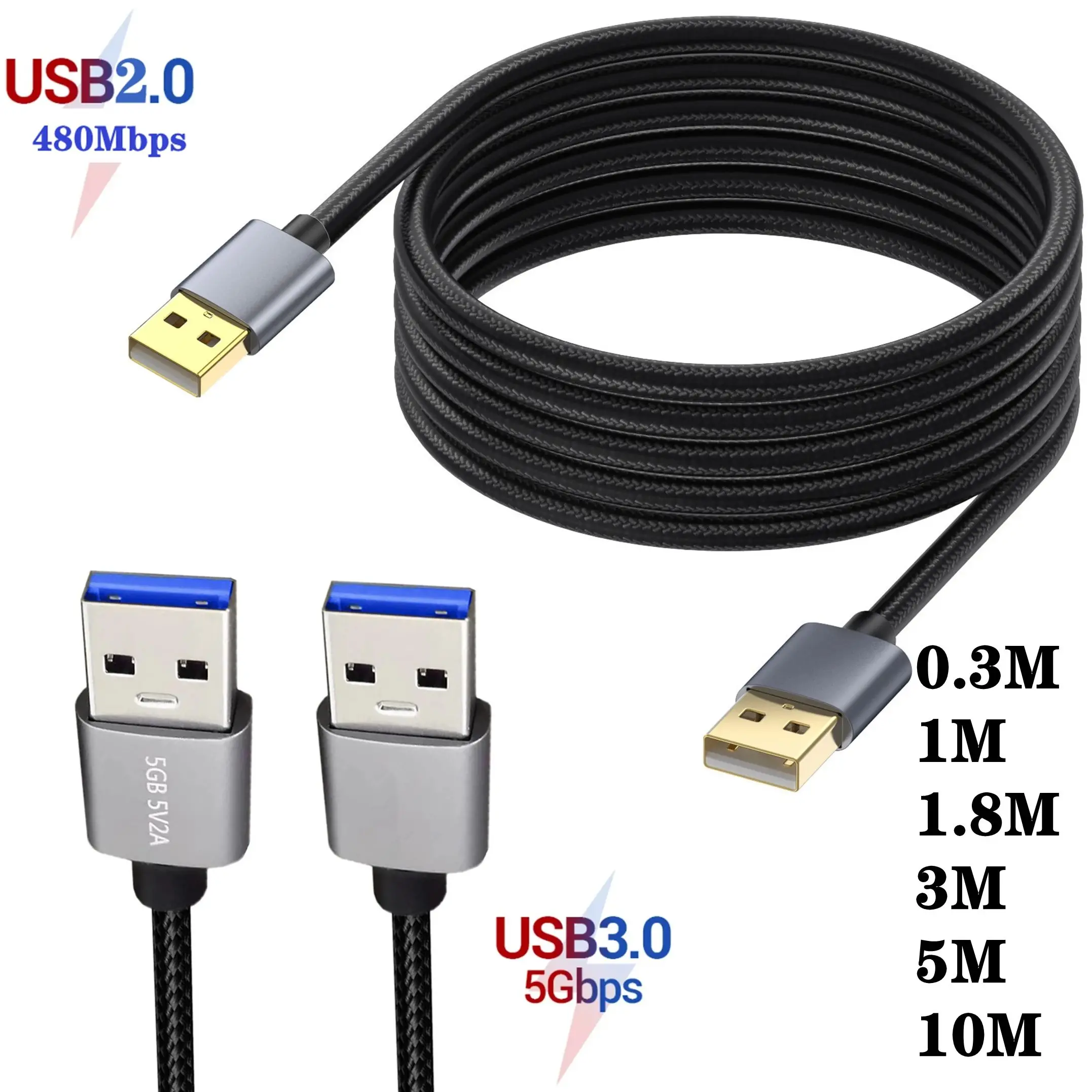 10M 5M Usb To Usb E… - image