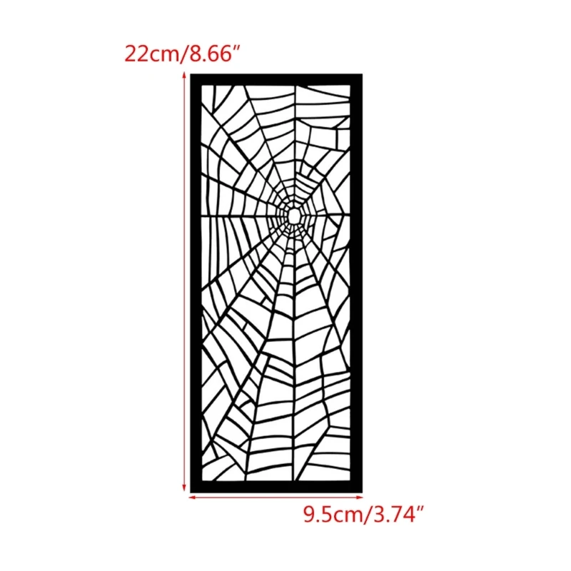 Q1JB Halloween Spiderweb Szablony do wytłaczania Folder do wytłaczania Szablony do wytłaczania DIY