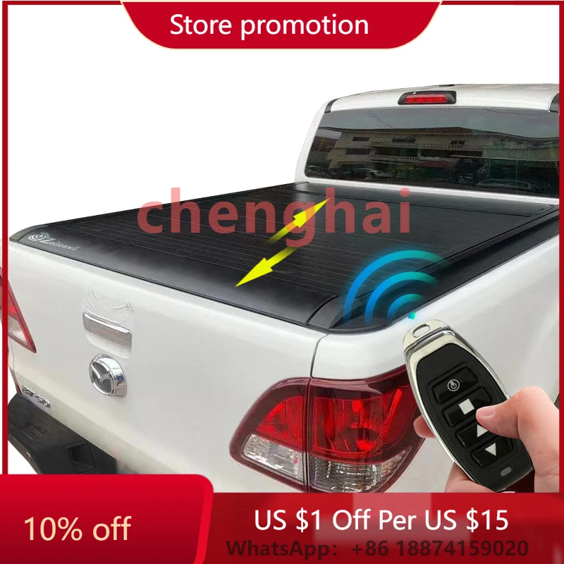 Zolionwil Electric Roller Lid Truck Bed Aluminum Tonneau Cover Pick up Car Cover for Mazda BT-50