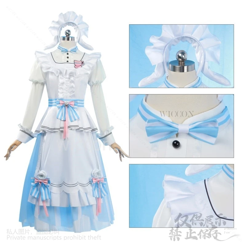 Emu Otori Anime Game Project Sekai Cosplay Costume pour femme, belle robe Lolita Kawaii, perruque rose, tenue d'Halloween et de Noël pour fille