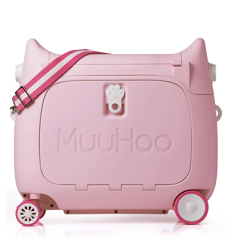 

MuuHoo moving mommy bag travel case can be mounted, moved 20 inch boarding case for children's luggage