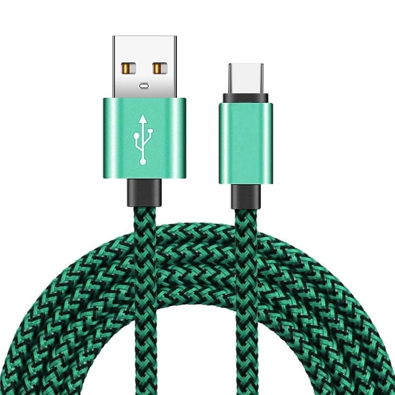 Type-C USB Charging Cable for iPhone XS XR 8 7 6S Samsung S10 S20 S21 S22 Xiaomi 11 Redmi Note 8 9 10 K30 K40 Pro Honor 30 40 50