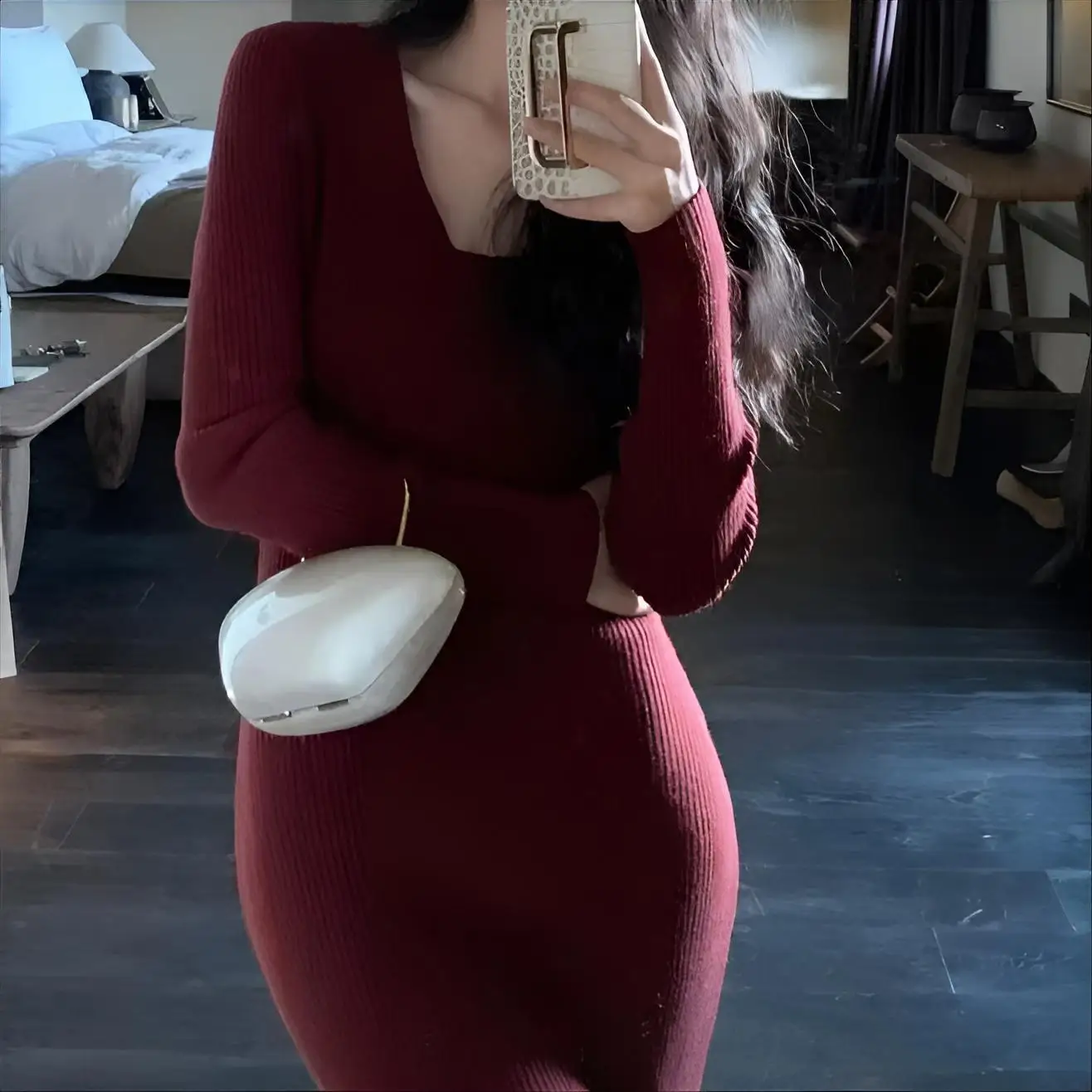 

Knee Length Pullovers Blue Sweaters Jumpers Women Three-Dimensional Slim Hiking Preppy-Style Petite Cute Linen Ribbed Embroidery