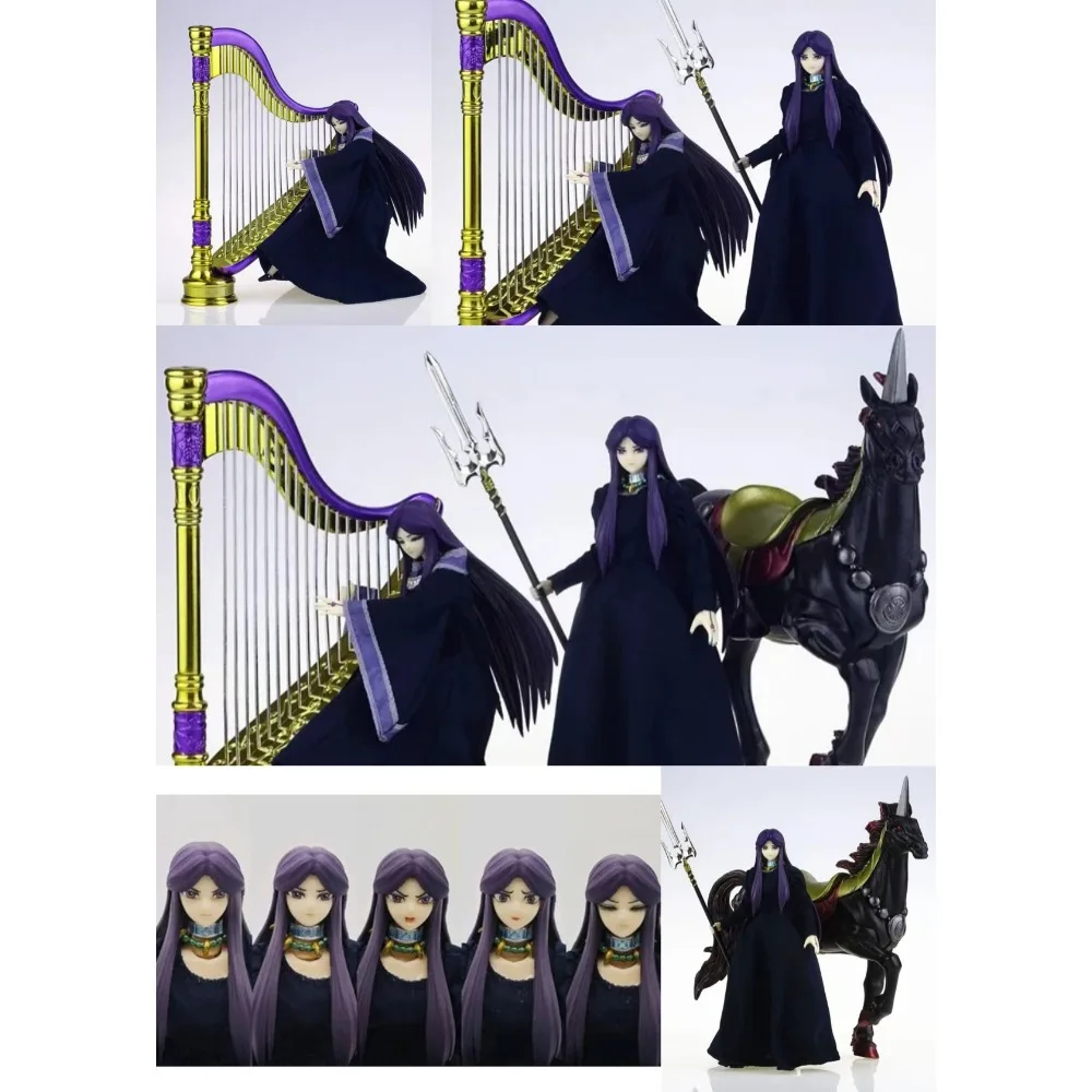 

JM.MST Saint Seiya Myth Cloth EX Pandora с арфом 2, тело/платье/нарядом, черная лошадь, экшн-фигурка рыцарей зодиака