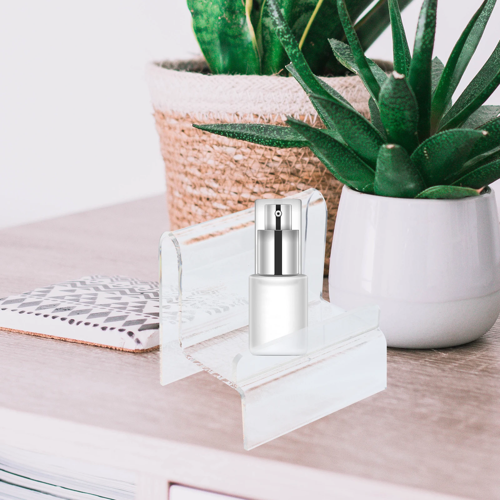 2Pcs Acryl Geldbörse Halter Transparent Brieftasche Display Rack ganizer Halterung Robust Langlebig Schmuck Schönheit Salon Hause